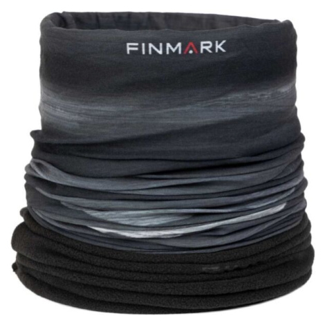Finmark FSW-242 Multifunkčná šatka s flísom, čierna, veľkosť