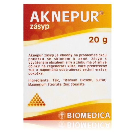 Biomedica Aknepur sypký púder pre problematickú pleť, akné