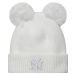 BÍLÁ DÁMSKÁ ČEPICE NEW ERA WMN DOUBLE POM NEW YORK YANKEES BEANIE 60580774