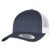 YP CLASSICS RECYCLED RETRO TRUCKER CAP 2-TONE Navy/White