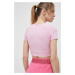 Tričko Guess ALINE dámsky, ružová farba, V3RP16 KABR0