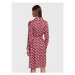 Rinascimento Košeľové šaty CFC0110673003 Ružová Regular Fit