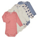 Petit Bateau  BODY US ML BALEINE PACK X5  Pyžamá Viacfarebná