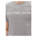 Calvin Klein Jeans Tričko J30J322552 Sivá Slim Fit