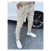 Men's Beige Dstreet Trousers