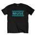 Muse tričko Light Blue Logo Čierna