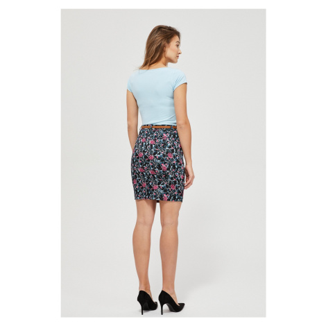 Mini skirt with belt Moodo