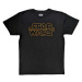 Star Wars tričko Logo Outline Čierna