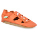 Barefoot detské sandále Hopi Hop - Peach Beruška oranžové
