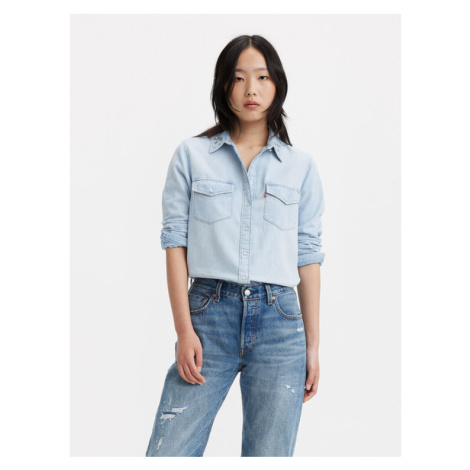 Levi's® džínsová košeľa Essential Western 16786-0024 Modrá Regular Fit Levi´s