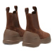 Vysoké zimné topánky MOON BOOT MB LUNA CHELSEA SUEDE -M004 BROWN