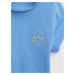 GAP Detské mikinové tričko shark Modrá