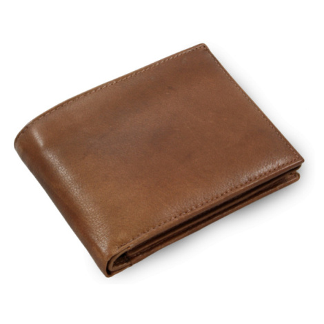 Tmavě hnědá pánská kožená peněženka s vnitřní zápinkou 513-4404A-47 Arwel