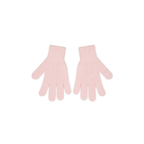 Calvin Klein Jeans Detské rukavice Monogram IU0IU00363 Ružová