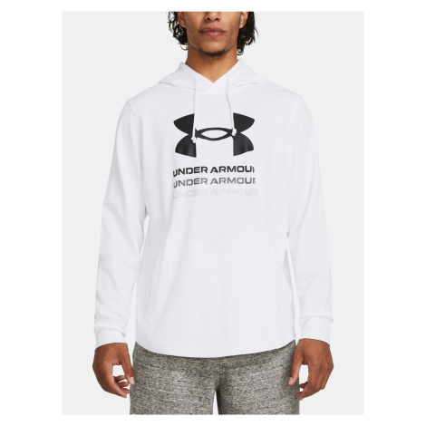Mikina Under Armour UA Rival Terry Graphic Hood-WHT