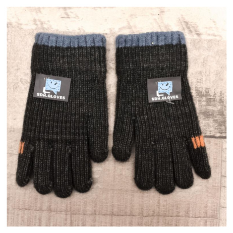 Detské tmavosivé rukavice CENDY
