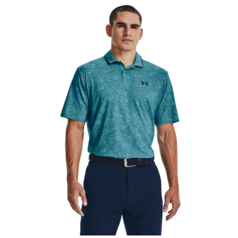 Pánske golfové polo tričko s krátkym rukávom UNDER ARMOUR UA Iso-Chill Polo-BLUE