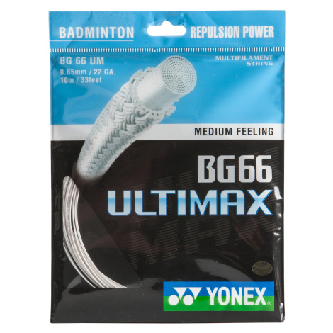 YONEX Bedmintonový výplet BG 66 Ultimax biely