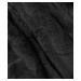 Teplá čierna obojstranná dámska zimná bunda (W610)