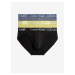 Slipy pre mužov Calvin Klein Underwear - čierna, žltá, sivá