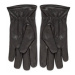 Jack&Jones Pánske rukavice Jacmontana Leather Gloves Noos 12125090 Čierna