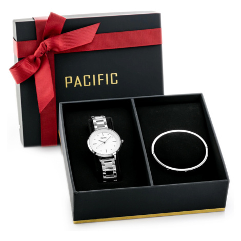 Dámske hodinky PACIFIC X6046 - darčekový set (zy712b)