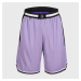 Basketbalové šortky SH500 obojstranné unisex fialové