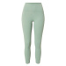ADIDAS PERFORMANCE Športové nohavice 'Studio Luxe'  pastelovo zelená / biela