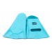 Borntoswim junior short fins turquoise