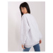 Sivá basic mikina bez kapucne EM-BL-763.00P-light grey