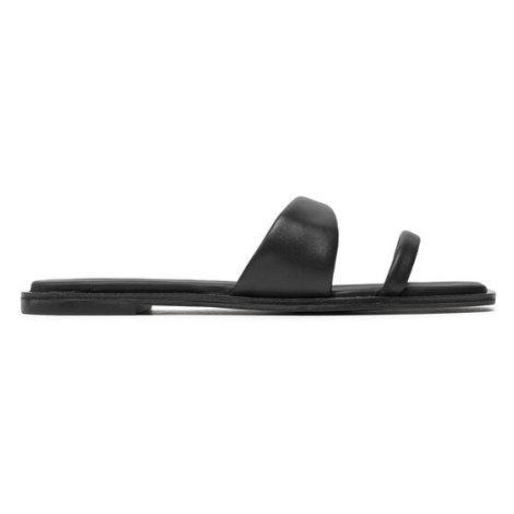 Calvin Klein Šľapky Flat Slide Lth HW0HW02071 Čierna