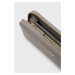Kožená peňaženka Coccinelle dámska, šedá farba