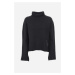 Sveter La Martina Woman Sweater Soft Wool Čierna