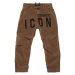 Nohavice Dsquared2 Icon Trousers Hnedá