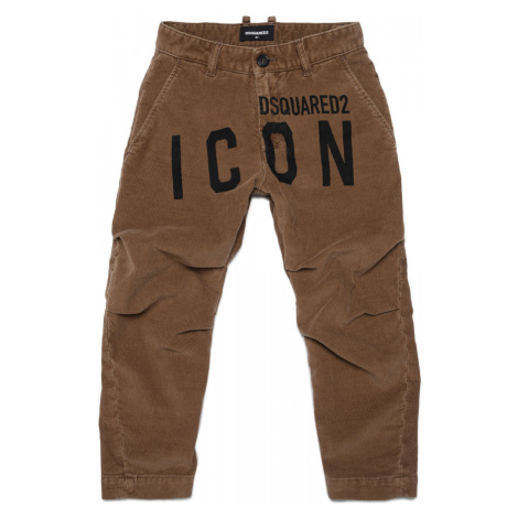 Nohavice Dsquared2 Icon Trousers Hnedá Dsquared²