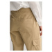 NOHAVICE GANT SLIM CHINO CARGO PANTS DARK KHAKI