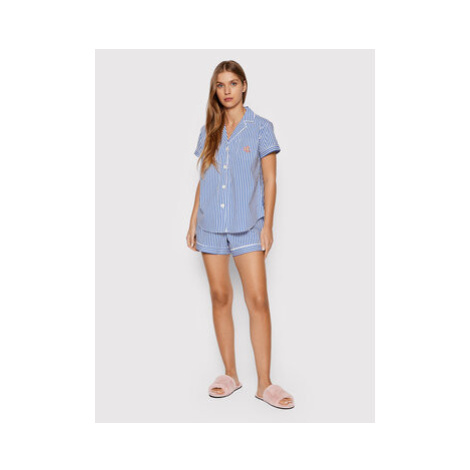Lauren Ralph Lauren Pyžamo ILN12152 Modrá Regular Fit