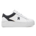 Tommy Hilfiger Sneakersy Th Platform Court Sneaker FW0FW07910 Biela