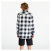 Košeľa Urban Classics Long Oversized Checked Shirt Black/ White