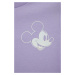 Detské bavlnené tričko GAP x Disney fialová farba, s potlačou