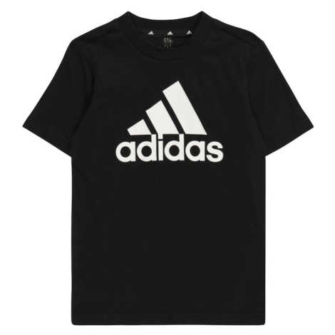 ADIDAS SPORTSWEAR Funkčné tričko 'Essentials'  čierna / biela