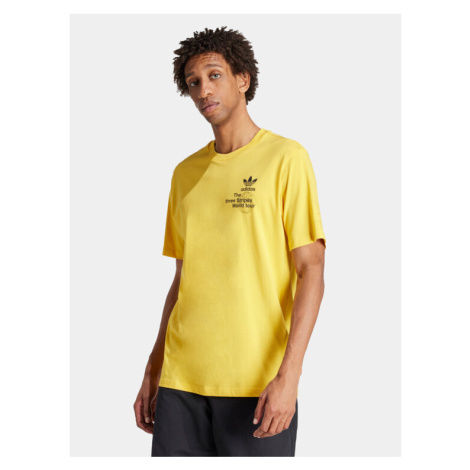 Adidas Tričko BT IS0183 Žltá Regular Fit