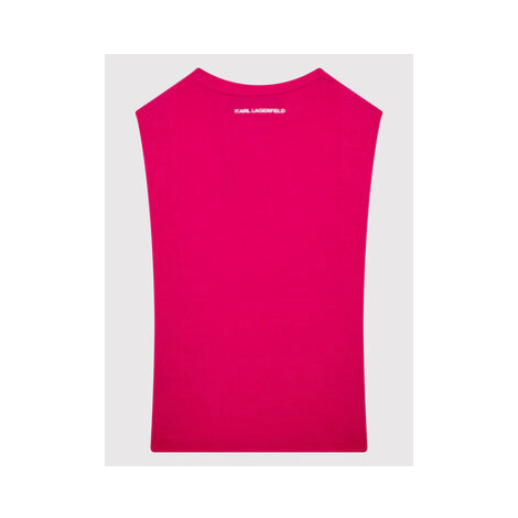 KARL LAGERFELD Každodenné šaty Z12201 M Ružová Regular Fit