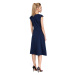 Made Of Emotion Dress M296 Navy Blue