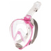 Cressi Baron Full Face Mask Clear/Pink Transparent Potápačská maska