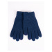 Yoclub Kids's Girls' Five-Finger Touchscreen Gloves RED-0085G-005C-002 Navy Blue