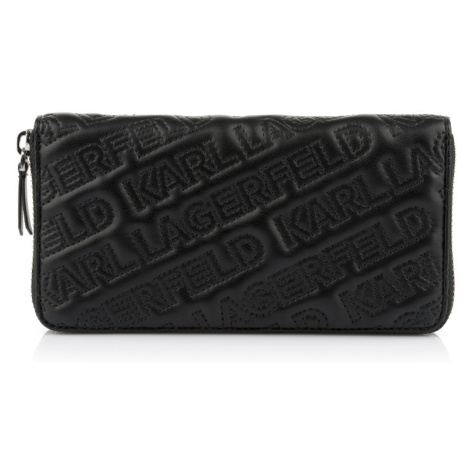 Peňaženka Karl Lagerfeld K/Essential Kuilt Cont Wllt Black