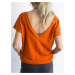 DÁMSKE ORANŽOVÉ TRIČKO RV-TS-4662.39P-DARK ORANGE