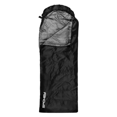 Spokey MONSOON Sleeping bag mumie/blanket, čierny, right fastening