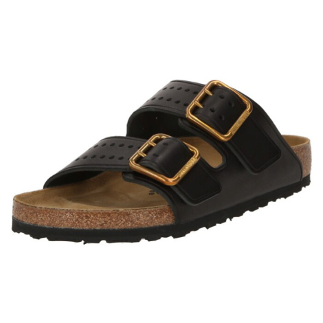 BIRKENSTOCK Šľapky 'Arizona'  zlatá / čierna